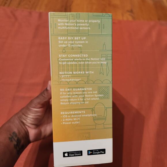 Notion All in One Smart Home Monitoring System Bridge and 4 Sensors NIB - Picture 6 of 8